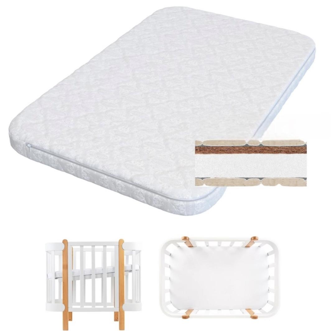 NIKA 5-in-1 Crib Mattress Coconut Foam 60x95 cm or 70x95 cm