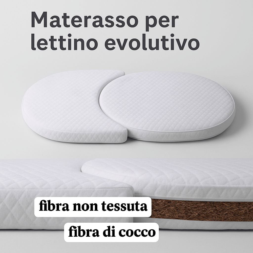 Mattresses for evolving cribs
