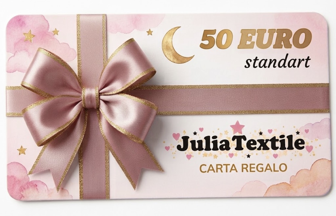 Carta Regalo Julia Textile da 50€ – Il Regalo Perfetto per una Nascita