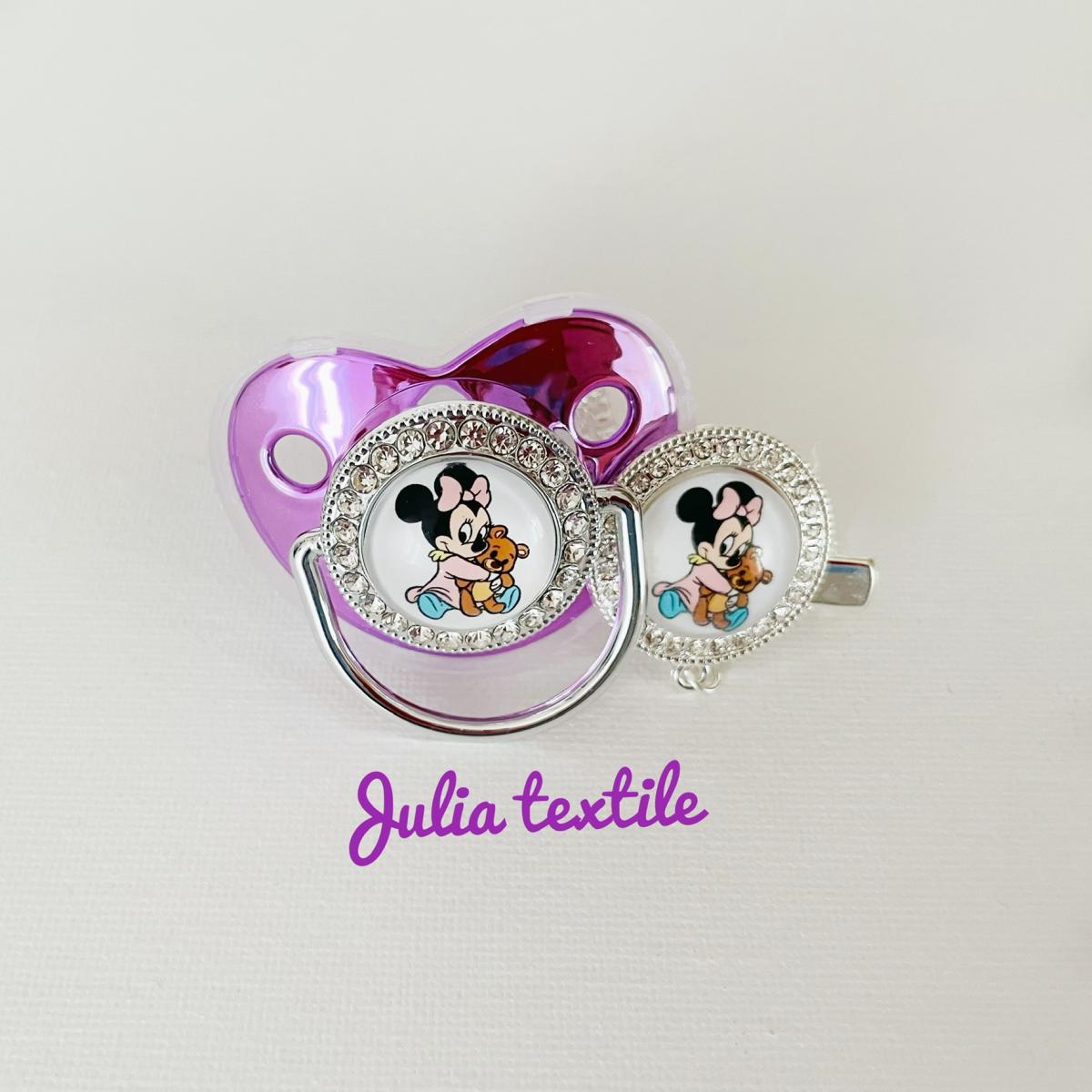 Ciuccio Disney Minnie rosa orso marrone