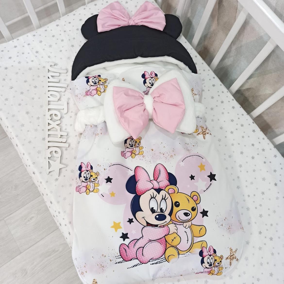 Sacco nanna minnie orso rosa oro