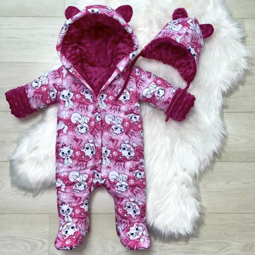 Winter suit Minu dark fuchsia pink