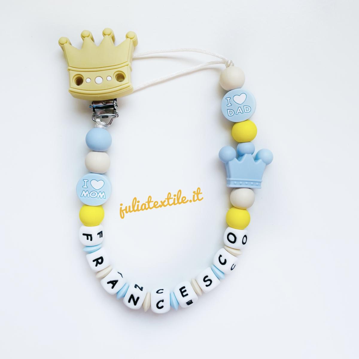 Chain with colored crown name
