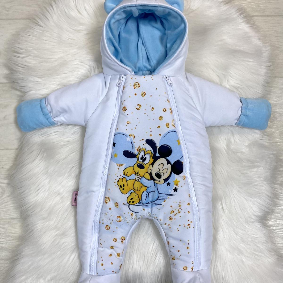 Winter onesie with Mickey and pluto graphics