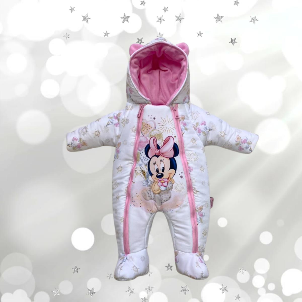 Stile Invernale con Minnie Mouse: Tutina Adorabile per Neonati