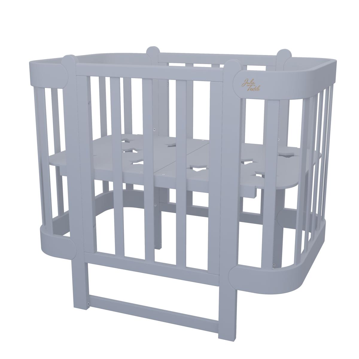 Convertible Crib NIKA 5-in-1 Light Gray