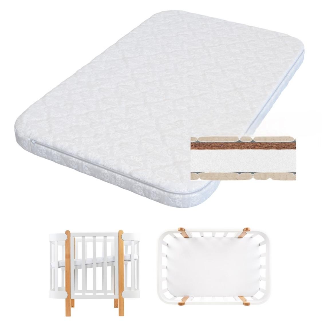 NIKA 5-in-1 Crib Mattress Coconut Foam 60 or 70/95