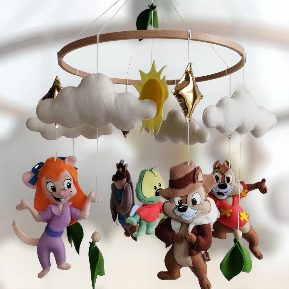 Custom Musical Mobile Chip and Dale