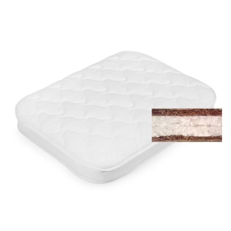 Materasso Happy Mom 70×120 – Cocco, cotone e lino per un riposo naturale e traspirante