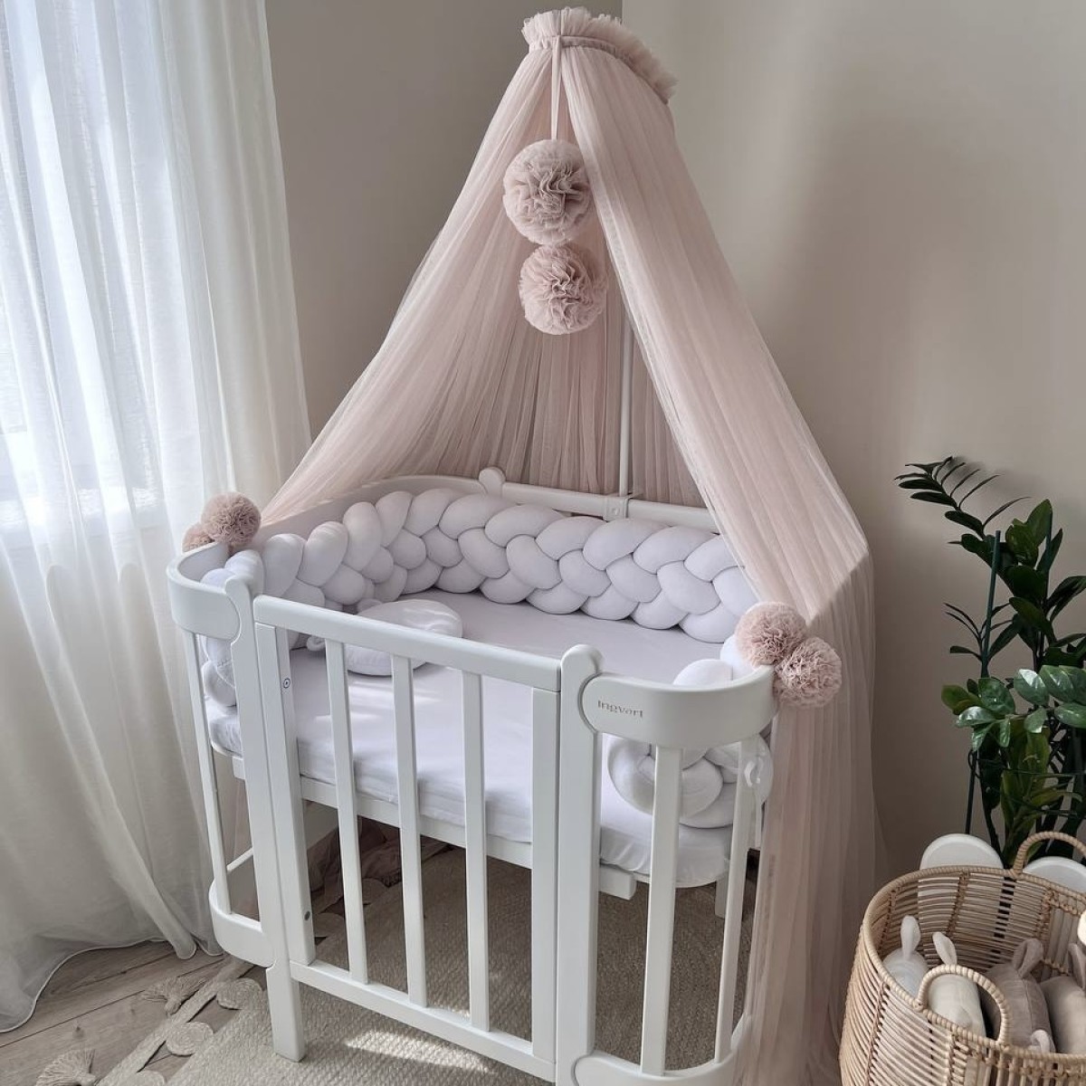 Peonia Greek Canopy for Baby Crib