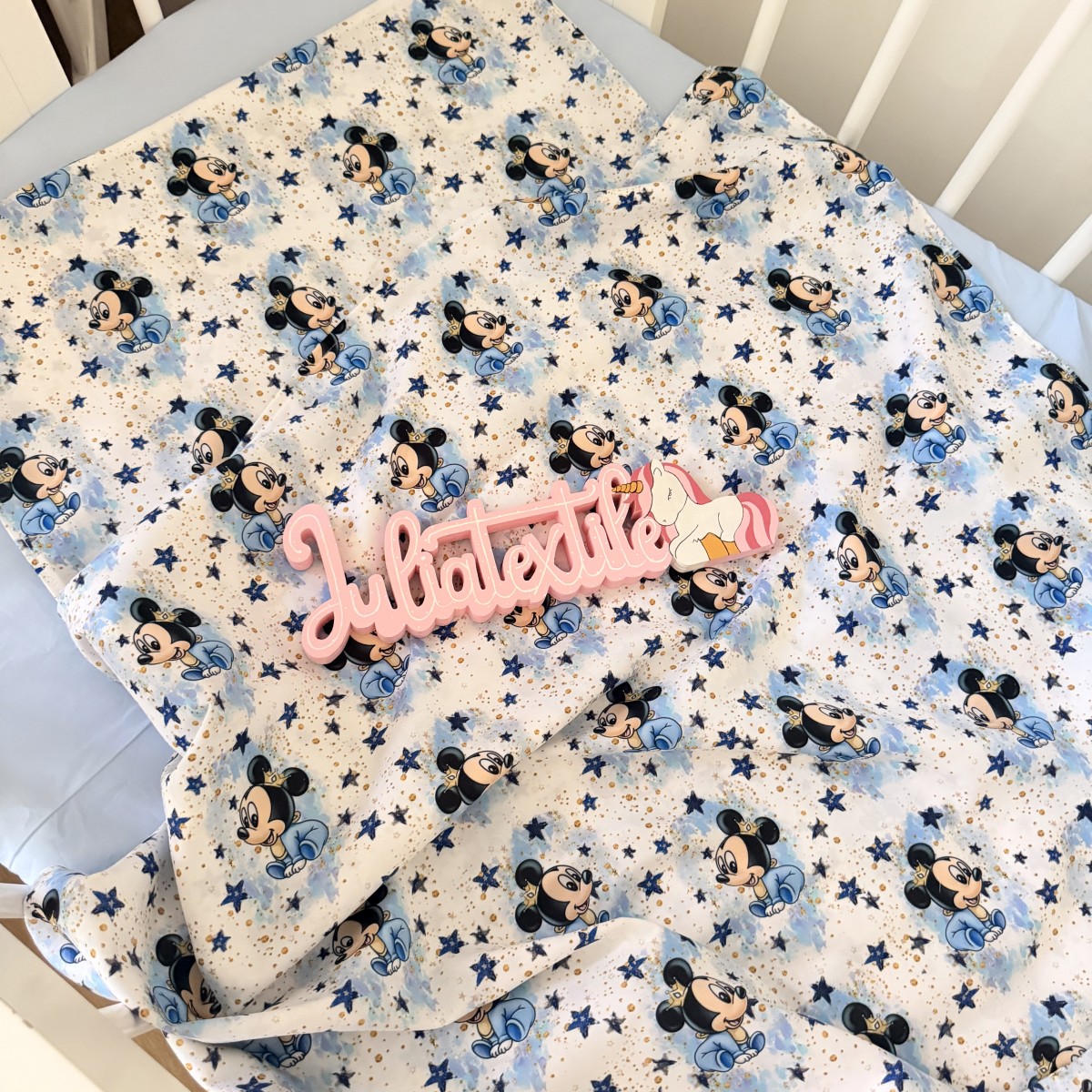 Set lenzuola per carrozzina personalizzato