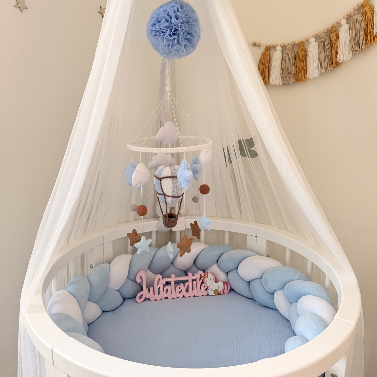 Luna Deluxe Set – Complete 9-in-1 Convertible Baby Crib Package