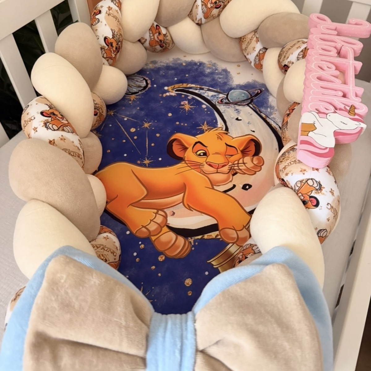 Space Lion Braided Baby Nest